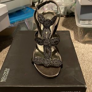 Pewter Jeweled Heel